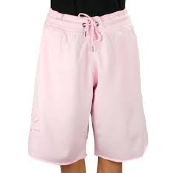 RUSSELL RAW EDGE SHORTS WITH EMBOSSED PRINT A2-701-1 PINK