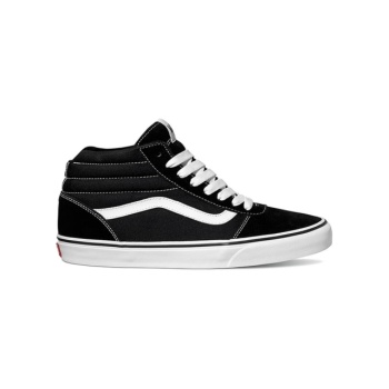 VANS WARD HI SUEDE CANVAS BLACK/WHITE