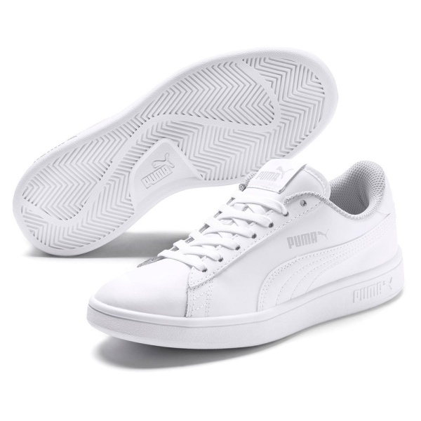 PUMA SMASH V2 L JR 365170 02 WHITE