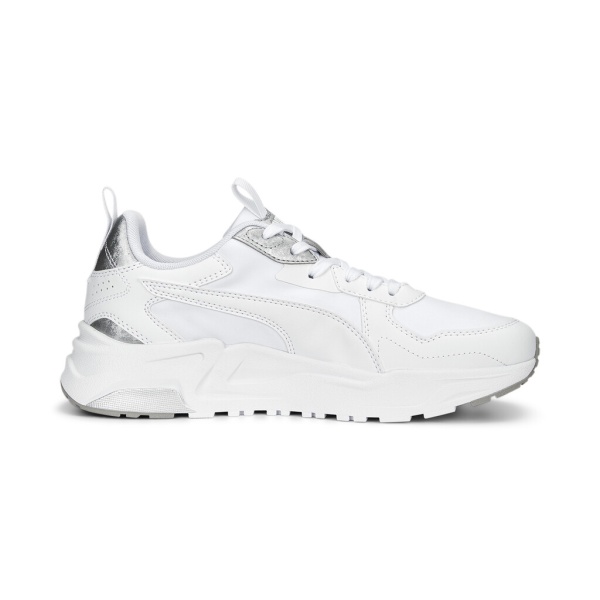 PUMA TRINITY LITE METALLICS 389293 01 WHITE SILVER