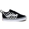 VANS WARD SLIP ON VN0A3QU1PVJ1 BLACK-WHITE